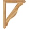 Ekena Millwork Funston Arts & Crafts Rough Sawn Bracket, Western Red Cedar, 4"W x 32"D x 40"H BKT04X32X40FST03RWR - alternate 2
